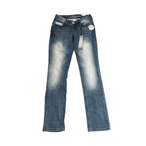 Vanity‎ Blue Premium Denim Jeans Size 25X33 Curvy Sasha Boot Womens Stretch